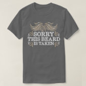 Beard Him Funny Gift Beard voor Mannen Costume T-shirt (Design voorkant)