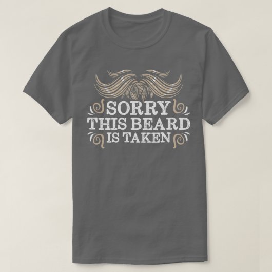 Beard Him Funny Gift Beard voor Mannen Costume T-shirt (Design voorkant)