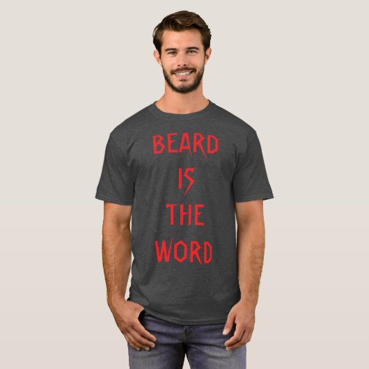Beard is het woord t-shirt (Voorkant volledig)
