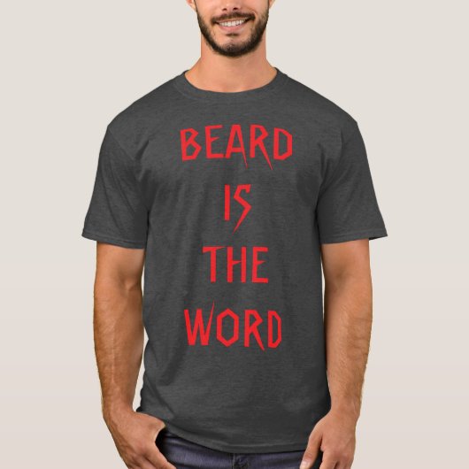 Beard is het woord t-shirt (Voorkant)