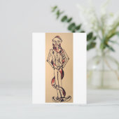 Beard is Kunst Briefkaart (Staand voorkant)