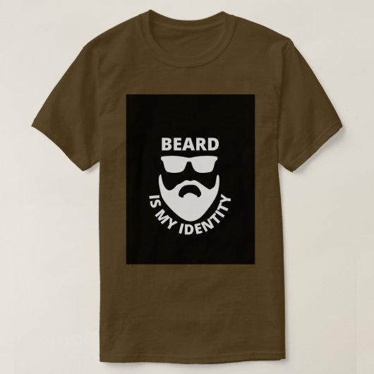 Beard is mijn identiteit t-shirt (Design voorkant)
