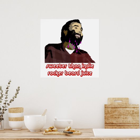 Beard Juice 7 Poster (Keuken)