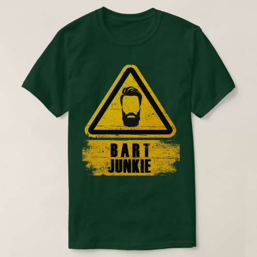 Beard Junkie Bearer Beard Grooming Barber Sh T-shirt (Design voorkant)