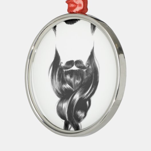 Beard Love Metalen Ornament (Links)