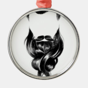 Beard Love Metalen Ornament