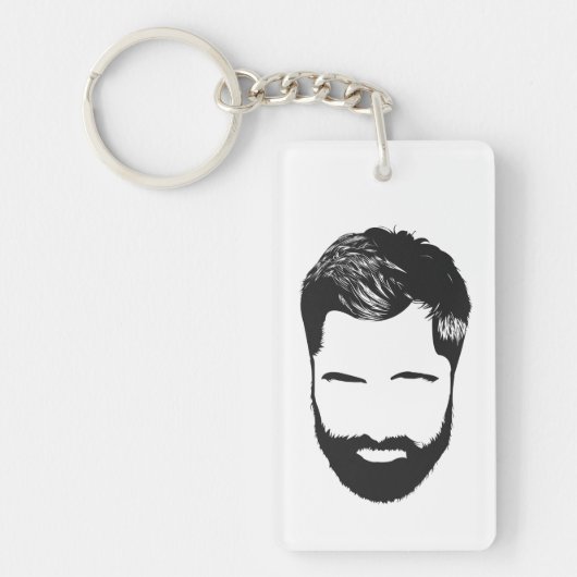 Beard Love Sleutelhanger (Voorkant)