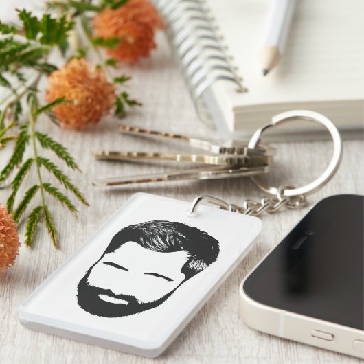 Beard Love Sleutelhanger (Voorkant Rechts)