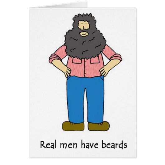 Beard Lover Cartoon Humor (Voorkant)