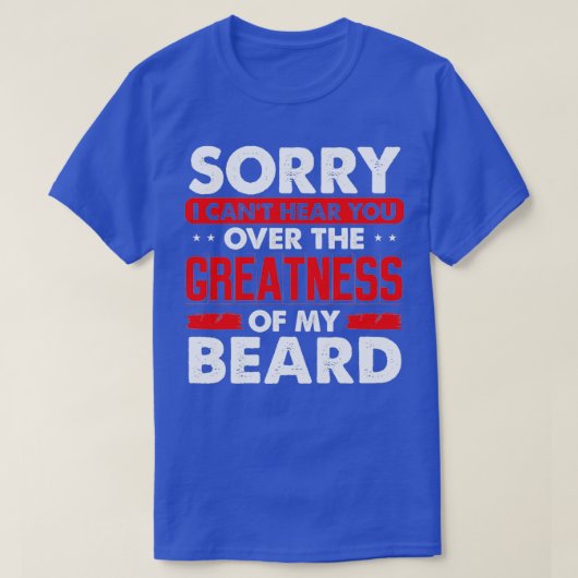 Beard Lover Great Beard T-shirt (Design voorkant)