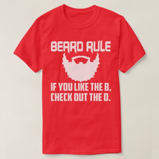 Beard Lovers T T-shirt (Design voorkant)