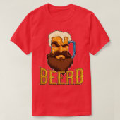 Beard Mok Bed Beer Lover T-shirt (Design voorkant)