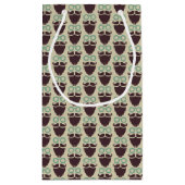 Beard Mustache Glasses patroon kleine cadezak Klein Cadeauzakje (Achterkant)