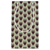 Beard Mustache Glasses patroon kleine cadezak Klein Cadeauzakje (Voorkant)