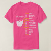 Beard O Meter Funny Gentelman Beard Day T-shirt (Design voorkant)
