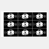 Beard Oil Label sjabloon pakket productpakket (Vel)