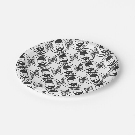 Beard Papieren Bordje (Gekanteld)