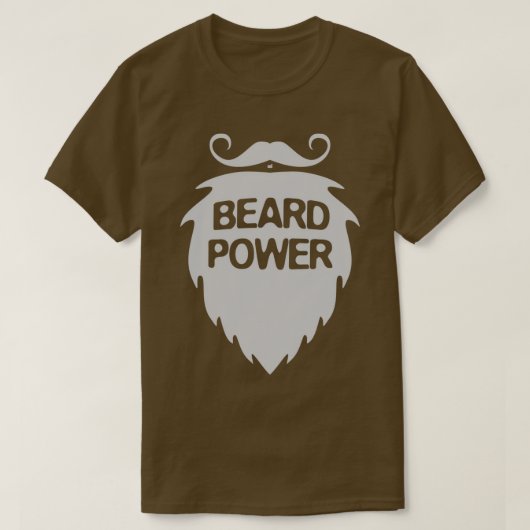 Beard Power 3 T-shirt (Design voorkant)