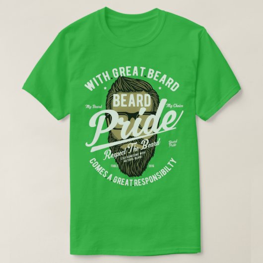Beard Pride 2 Classic TShirt (Design voorkant)