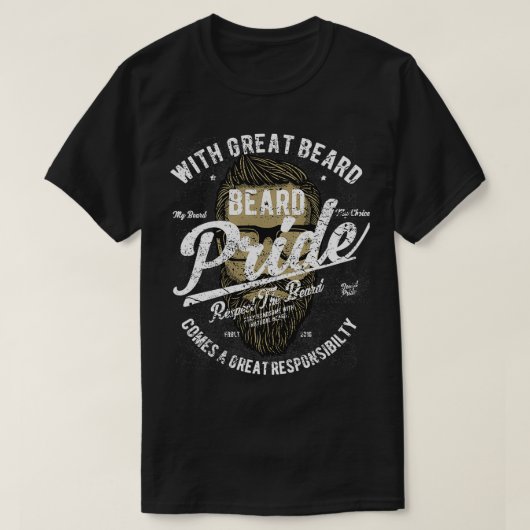 Beard Pride 9 T-shirt (Design voorkant)