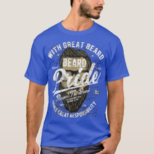 Beard Pride funny vintage tshirt