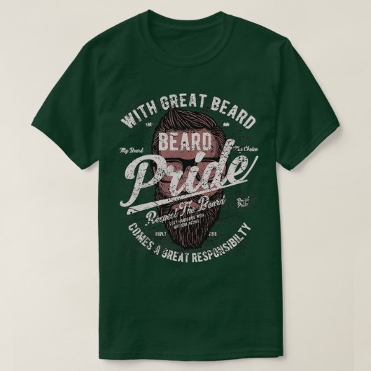 Beard Pride T-shirt (Design voorkant)