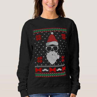 Beard Proud Santa Hipster Ugly Christmas Holiday P Trui