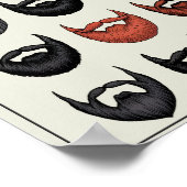 Beard Rating Scale | Funny Wall Art for Bearded Me Poster (Hoek)