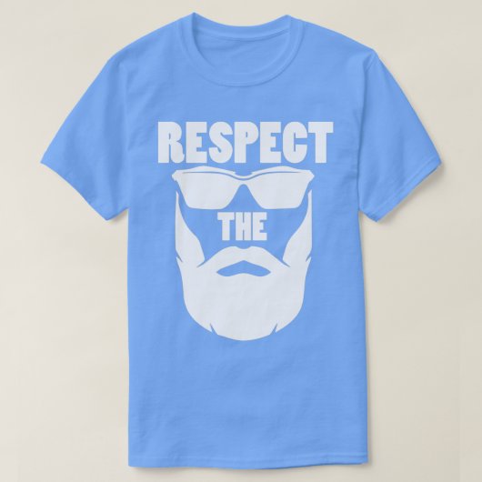 Beard respecteren van de baard 1 t-shirt (Design voorkant)