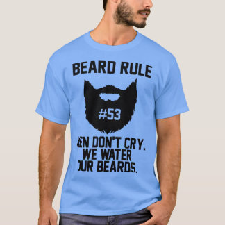 Beard Rule 53 Mannen rookt ons met het water van o T-shirt