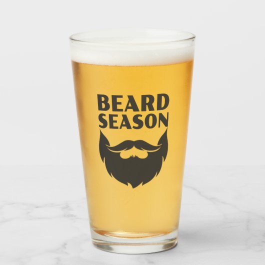 Beard Season Glas (Voorkant gevuld)