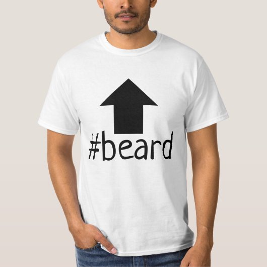 #beard T-Shirt (Voorkant)