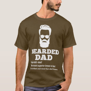 Beard vader het superieure ras van vader De kool T-shirt