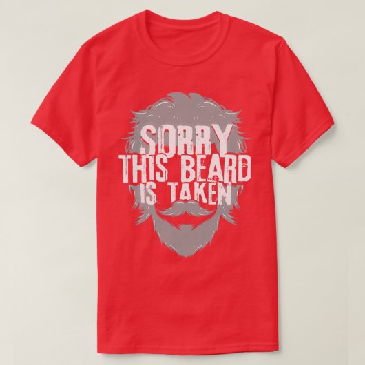 Beard Valentinex27S dag Funny Gift Beard voor Mann T-shirt (Design voorkant)