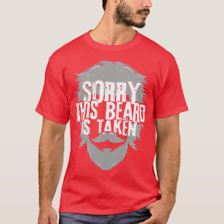 Beard Valentinex27S dag Funny Gift Beard voor Mann T-shirt
