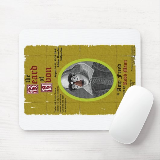 Beard van Avon Mousepad - Gepersonaliseerd Muismat (Met muis)