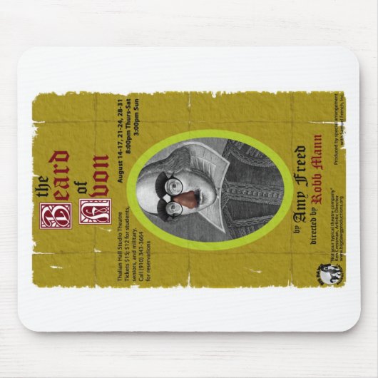 Beard van Avon Mousepad - Gepersonaliseerd Muismat (Voorkant)