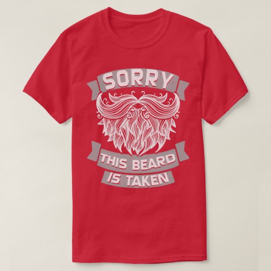 Beard World Beard Day Funny Beard en Mustache T-shirt (Design voorkant)