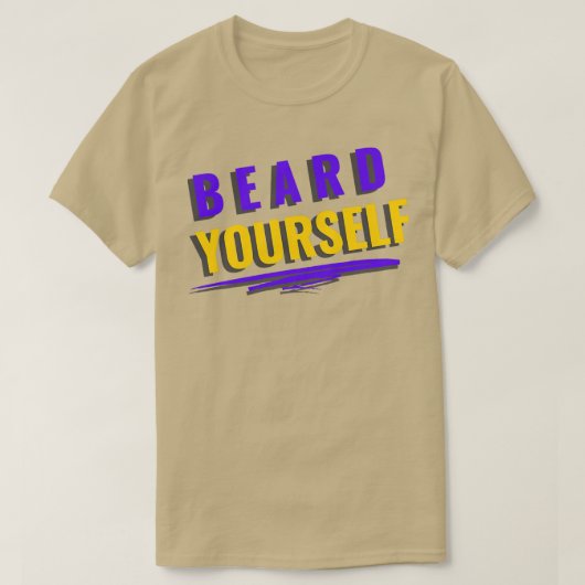 Beard Yourself 44 T-shirt (Design voorkant)