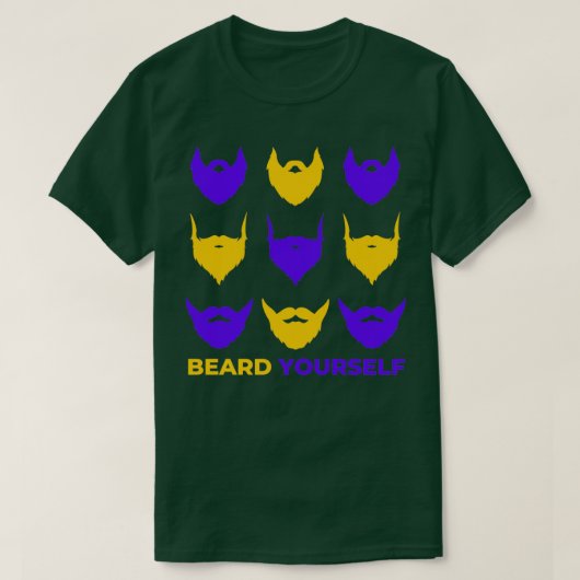 Beard Yourself 9 T-shirt (Design voorkant)