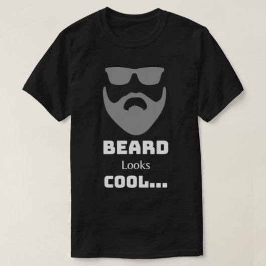 Beard ziet er cool uit t-shirt (Design voorkant)