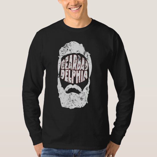 Beardadelphia Funny Beardadelphia Beard Dad 2 T-shirt (Voorkant)