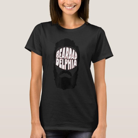 Beardadelphia Funny Beardadelphia Beard Dad 3 T-shirt (Voorkant)