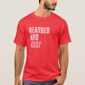 Bearded And Jolly Santa Christmas Gift T-shirt (Voorkant)