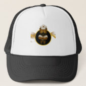 Bearded Baker Banter ingelijst Logo Trucker Pet (Voorkant)