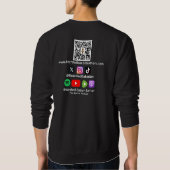 Bearded Baker Banter ingelijst Logo Trui (Achterkant)