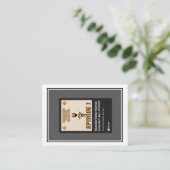 Bearded Baker Banter Trading Kaarten: Aflevering 1 Contactkaartje (Staand voorkant)