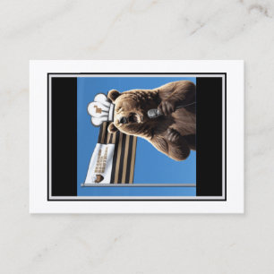 Bearded Baker Banter Trading Kaarten: Beer Flag Contactkaartje