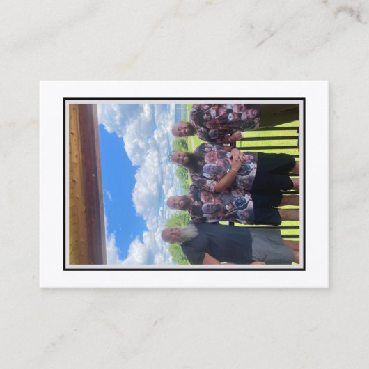 Bearded Baker Banter Trading Kaarten: Papa Beard Contactkaartje (Voorkant)