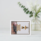 Bearded Baker Banter Trading Kaarten: Podcast Logo Contactkaartje (Staand voorkant)